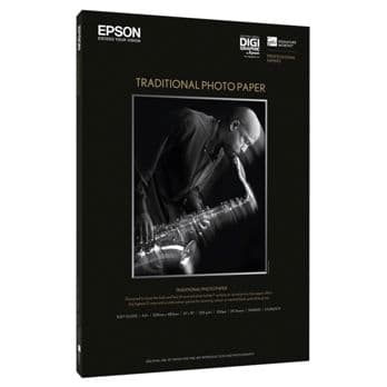 Foto: Epson Traditional Photo Paper seidenmatt, A 3+ 25 Blatt, 330 g