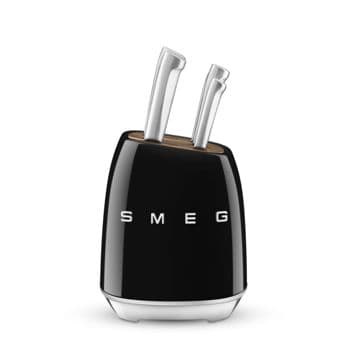 Foto: SMEG KBSF02BL Messerblock-Set Schwarz