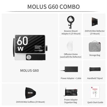 Foto: Zhiyun Molus G60 combo